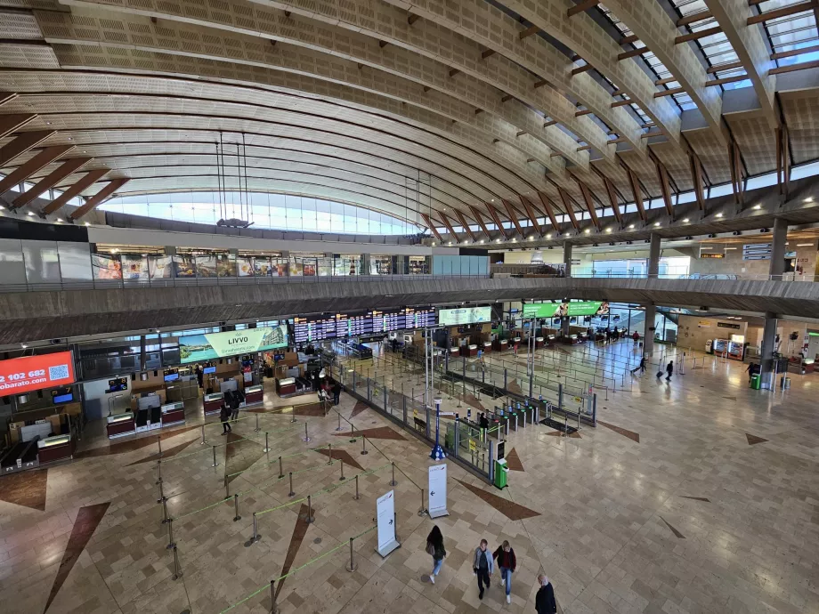 Sala partenze dell'aeroporto di Tenerife Norte