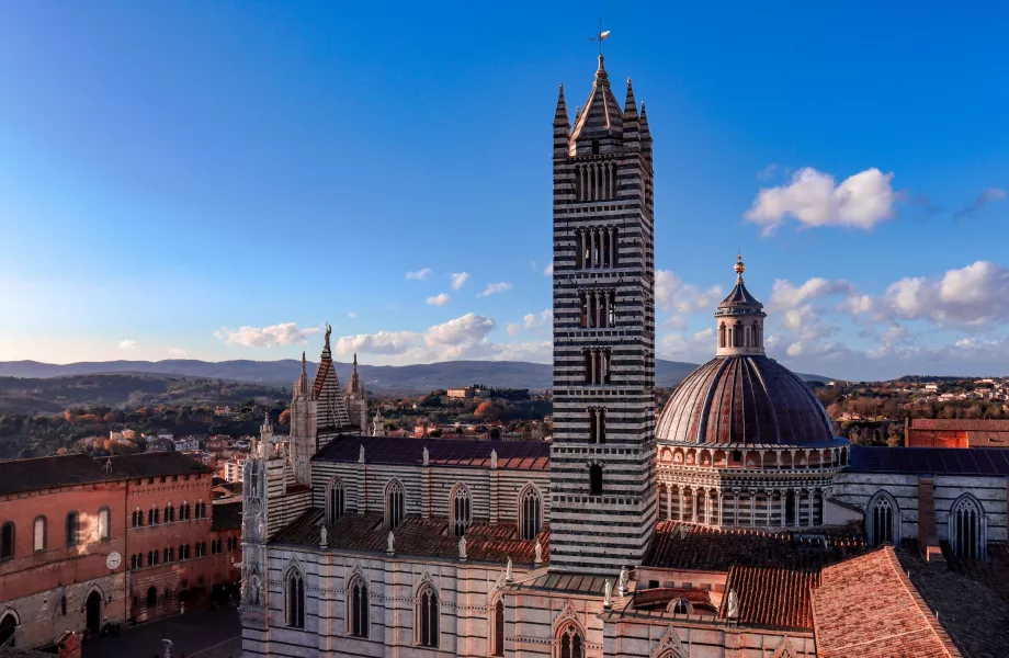 Il Duomo di Siena dal belvedere