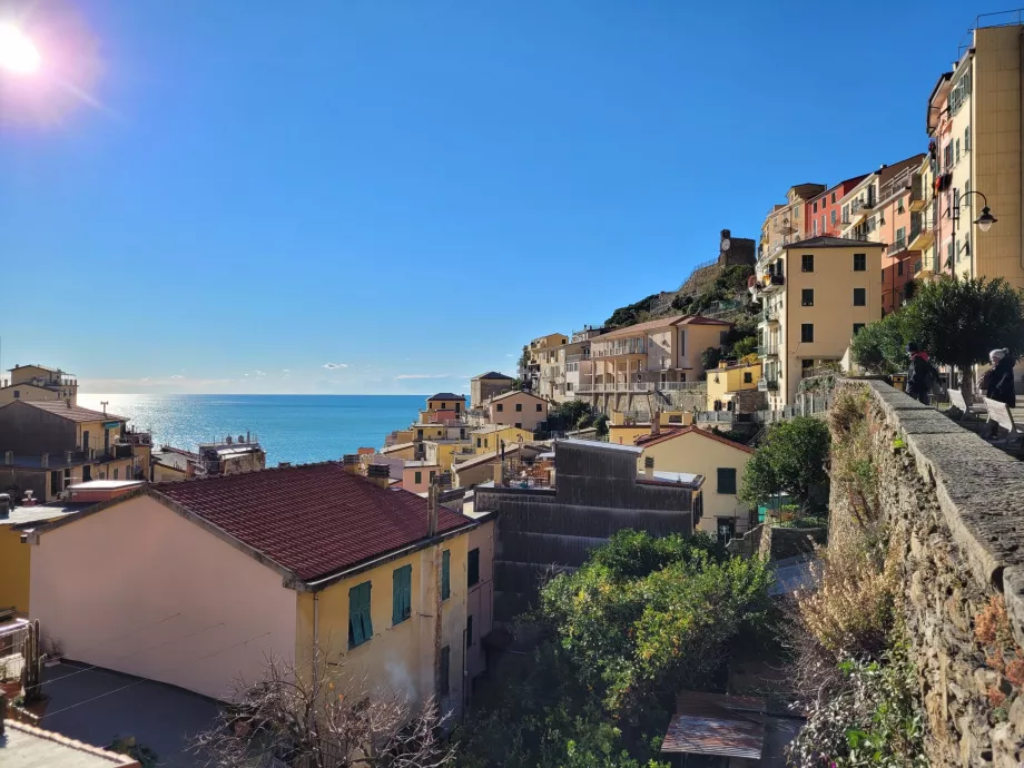 Vista dalla chiesa