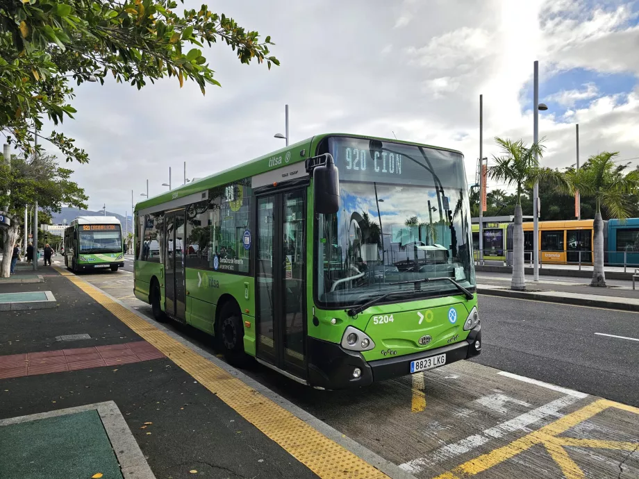 Autobus a Santa Cruz