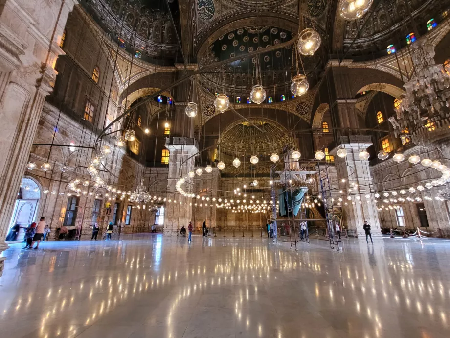 Interno della Moschea di Muhammad Ali, Cittadella del Cairo