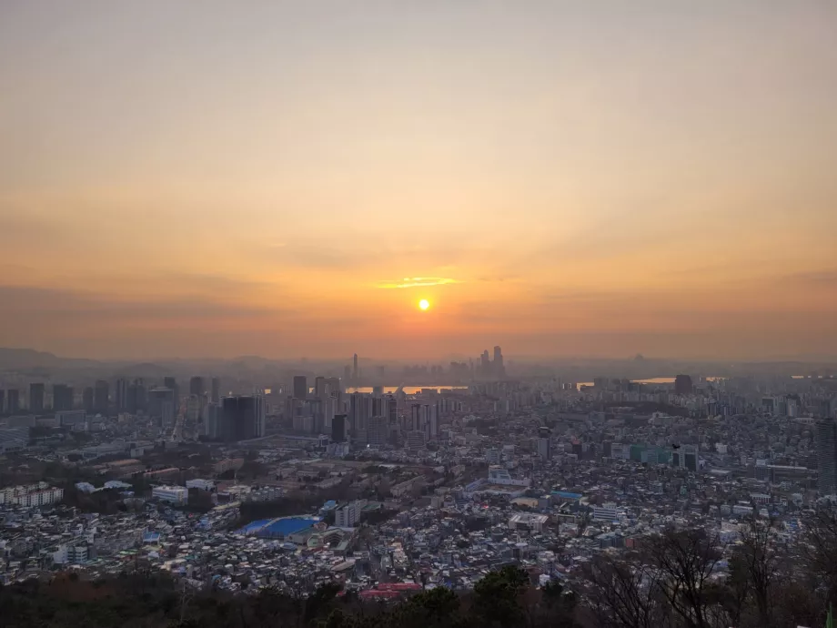 Vista dalla collina di Namsan