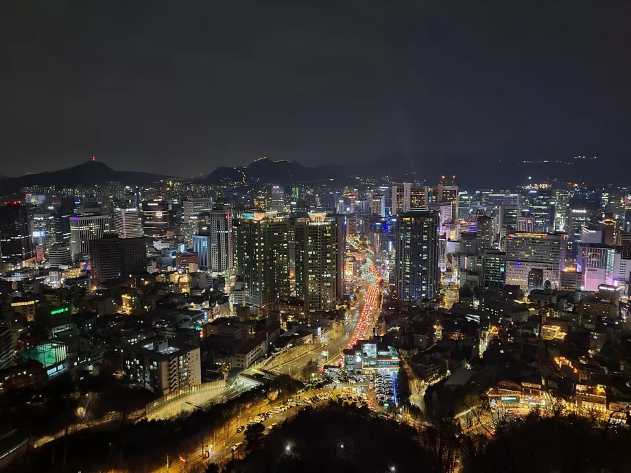 Vista dalla collina di Namsan