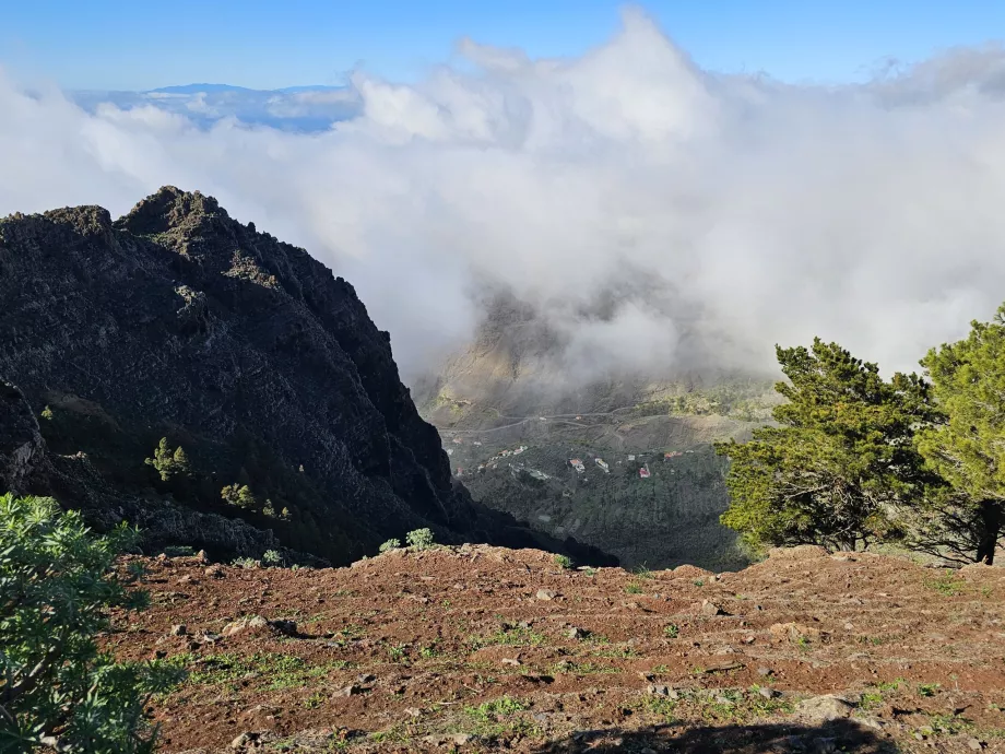 Vista sul villaggio di Taguluche