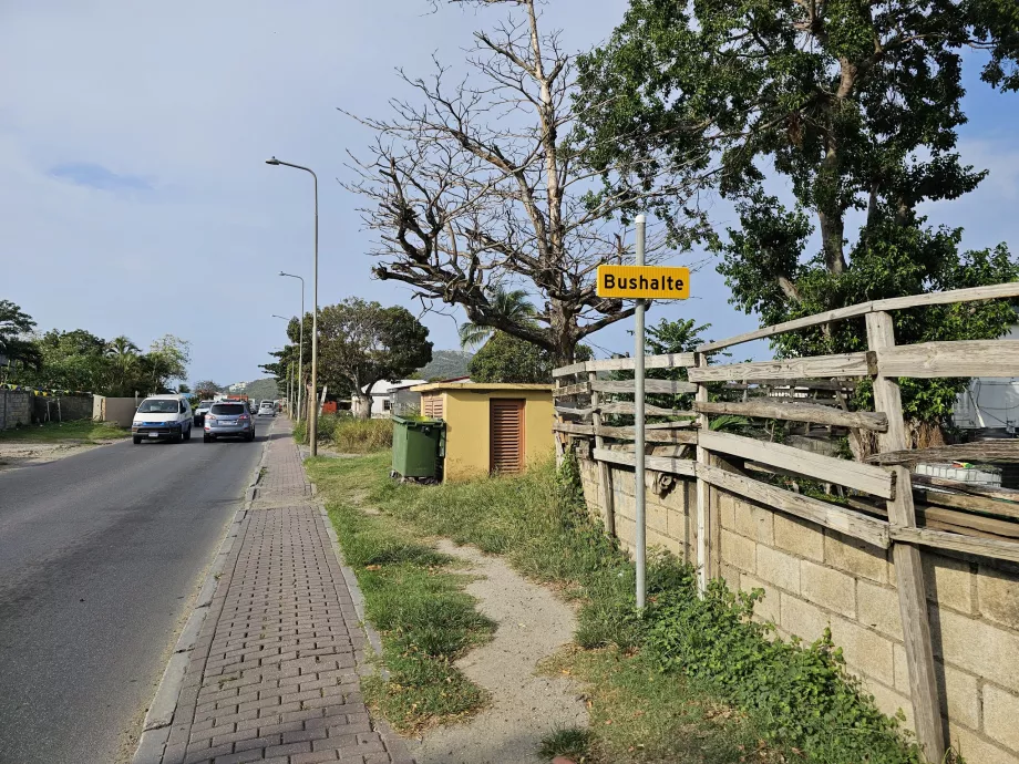 Segnalazione della fermata del minibus