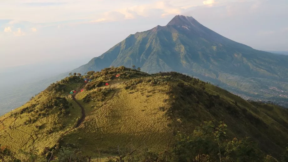 Campo tendato, Monte Merbabu