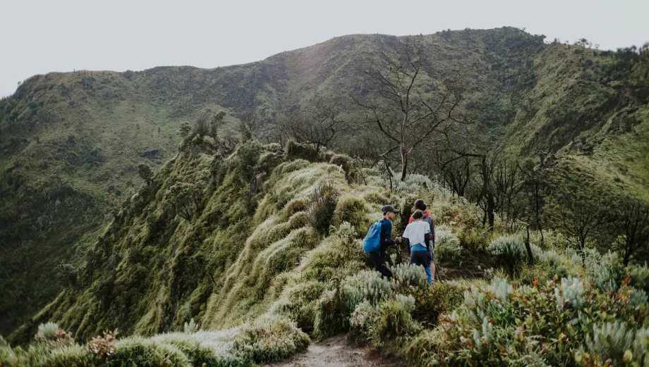 Scalare il Monte Merbabu