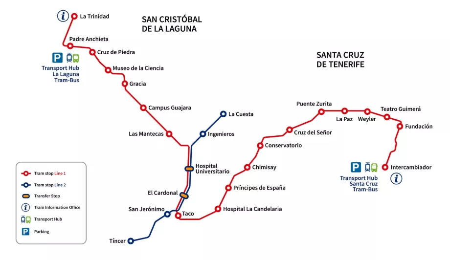 Mappa del tram