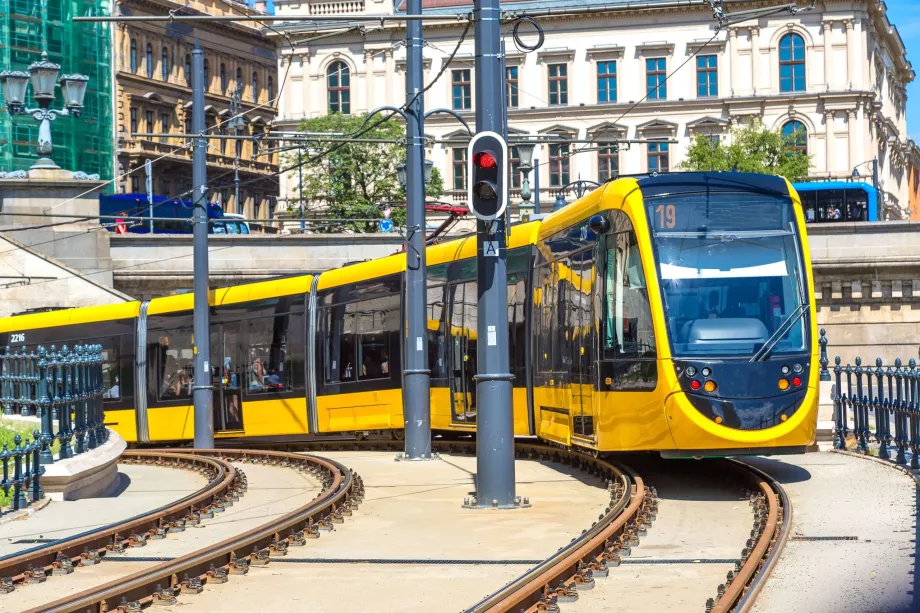 Tram a Budapest