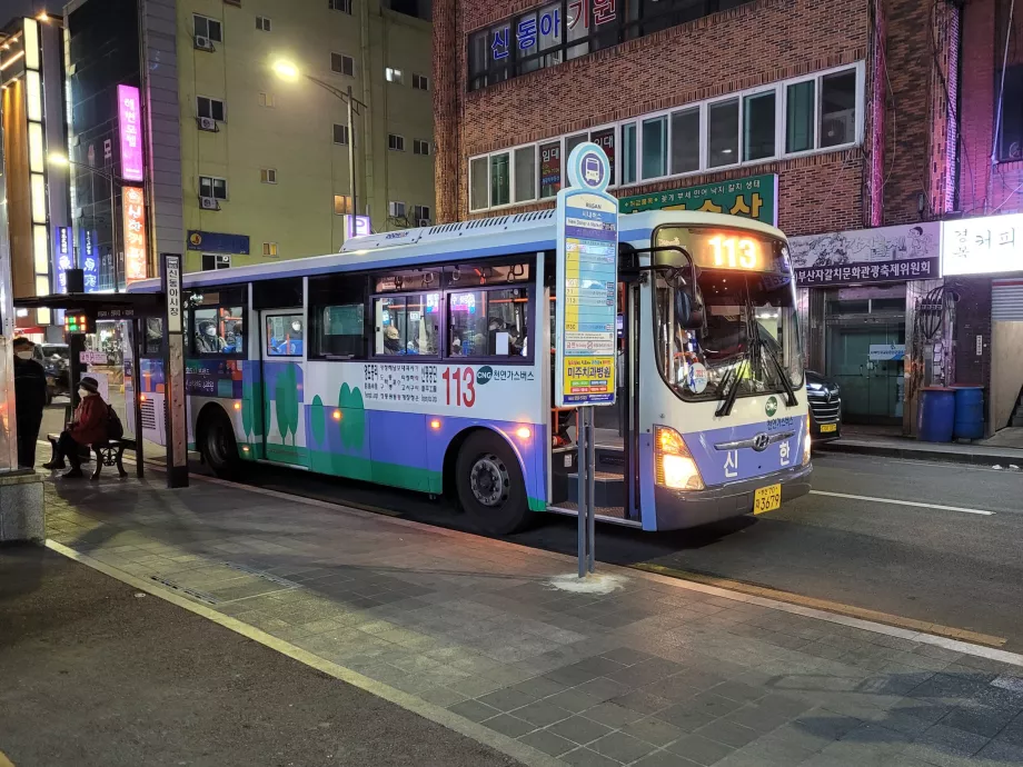 Autobus a Busan