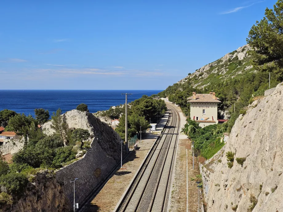 Treno via Cote Bleue