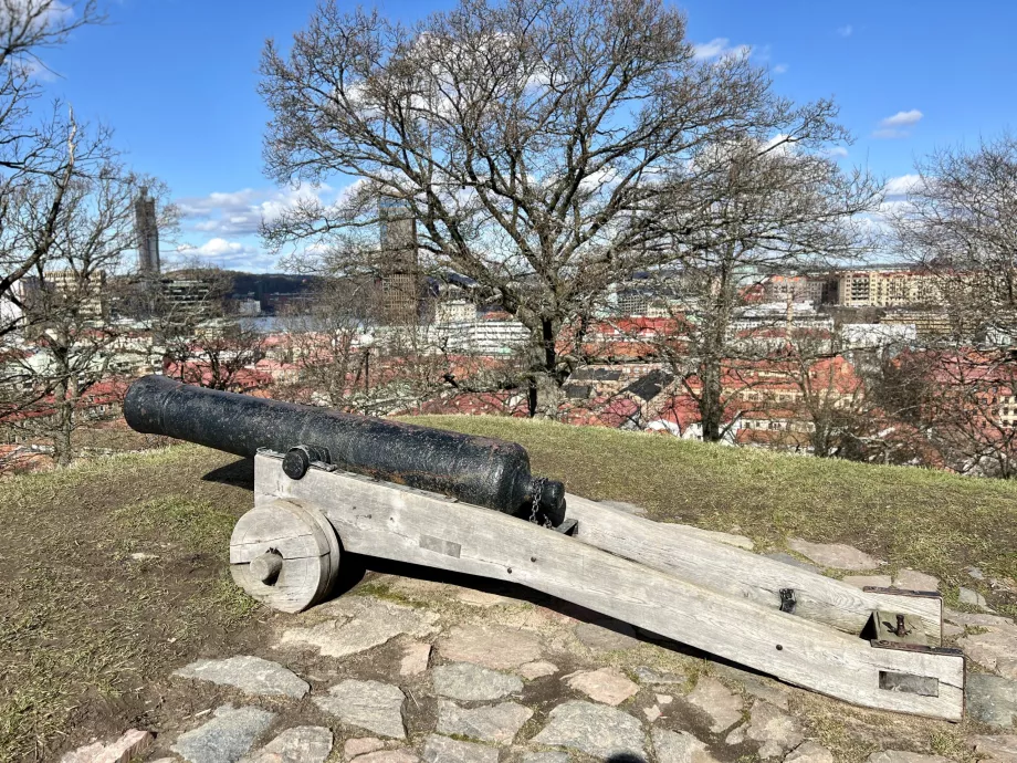 Cannone storico a Skansen Kronan