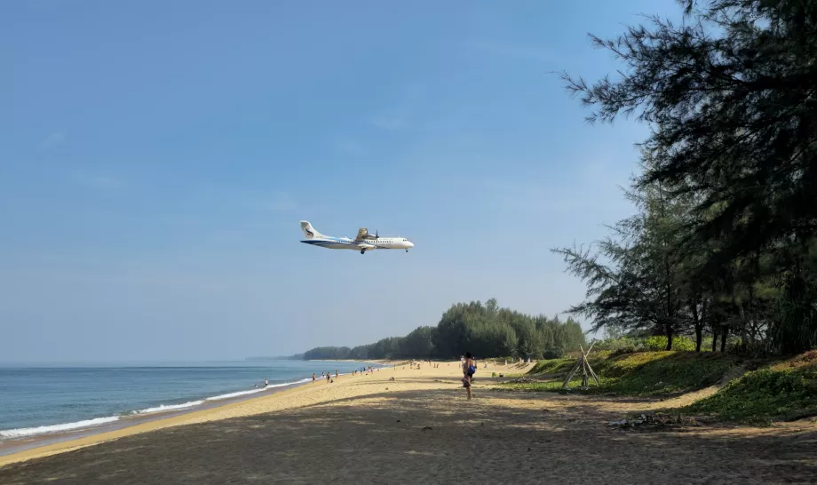 Bangkok Airways sopra Mai Khao