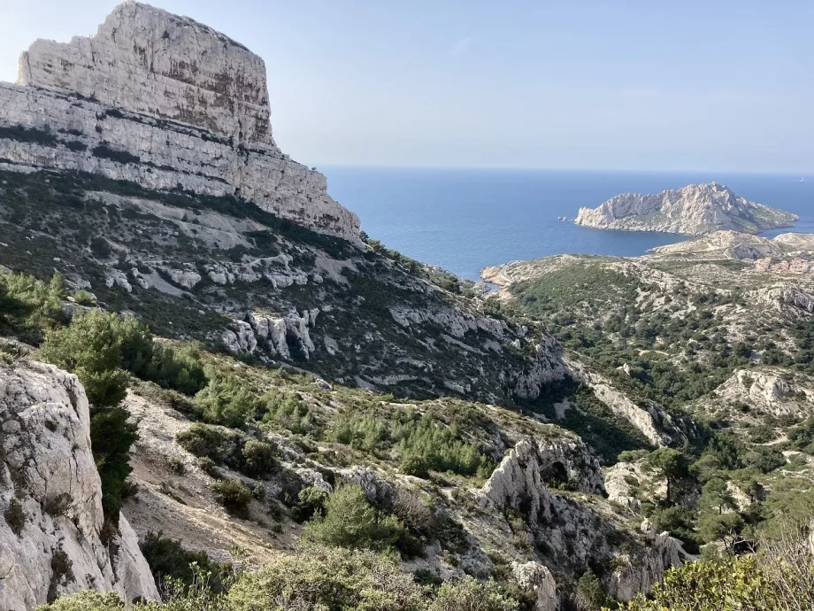 Vista sulle Calanques