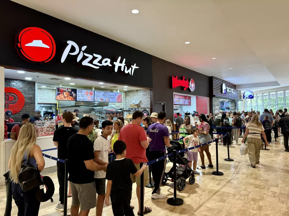 Ristoranti fastfood all'aeroporto di PUJ