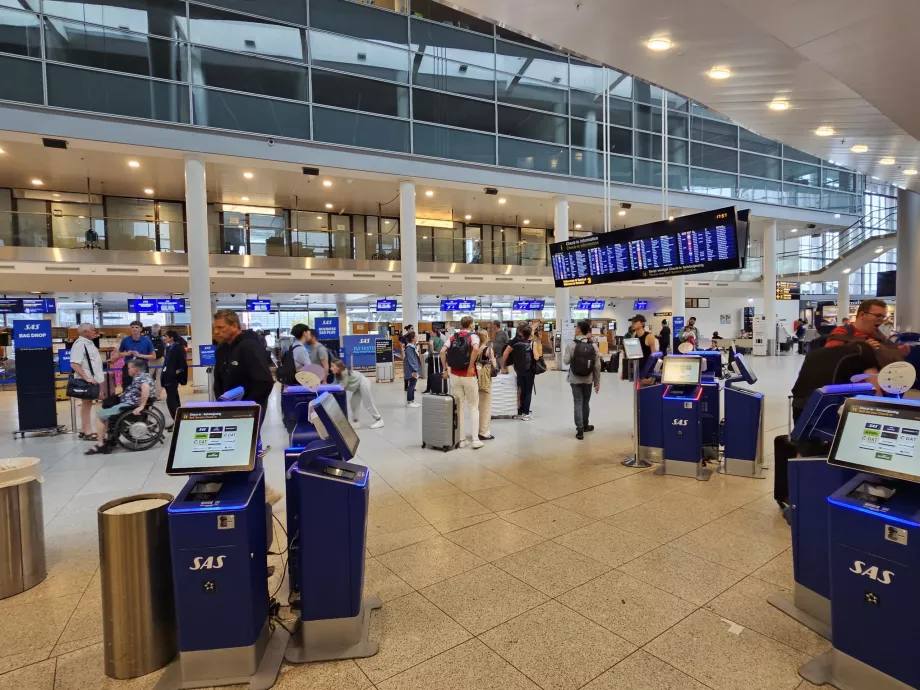 Sala check-in del Terminal 3