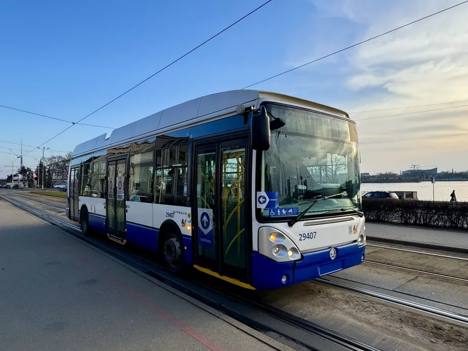 Autobus a Riga