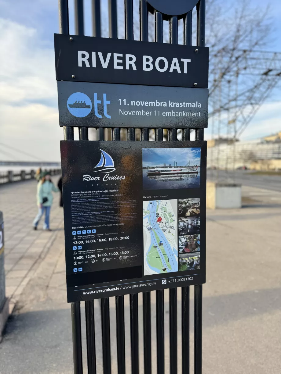 Crociera panoramica sul fiume Daugava