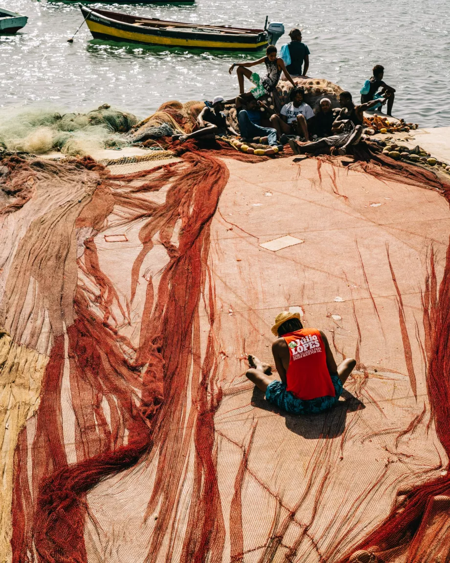 Reti da pesca a Palmeira