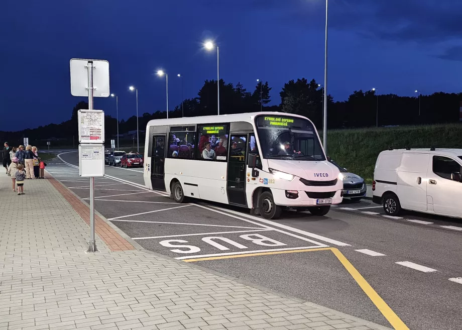 Bus navetta per il parcheggio