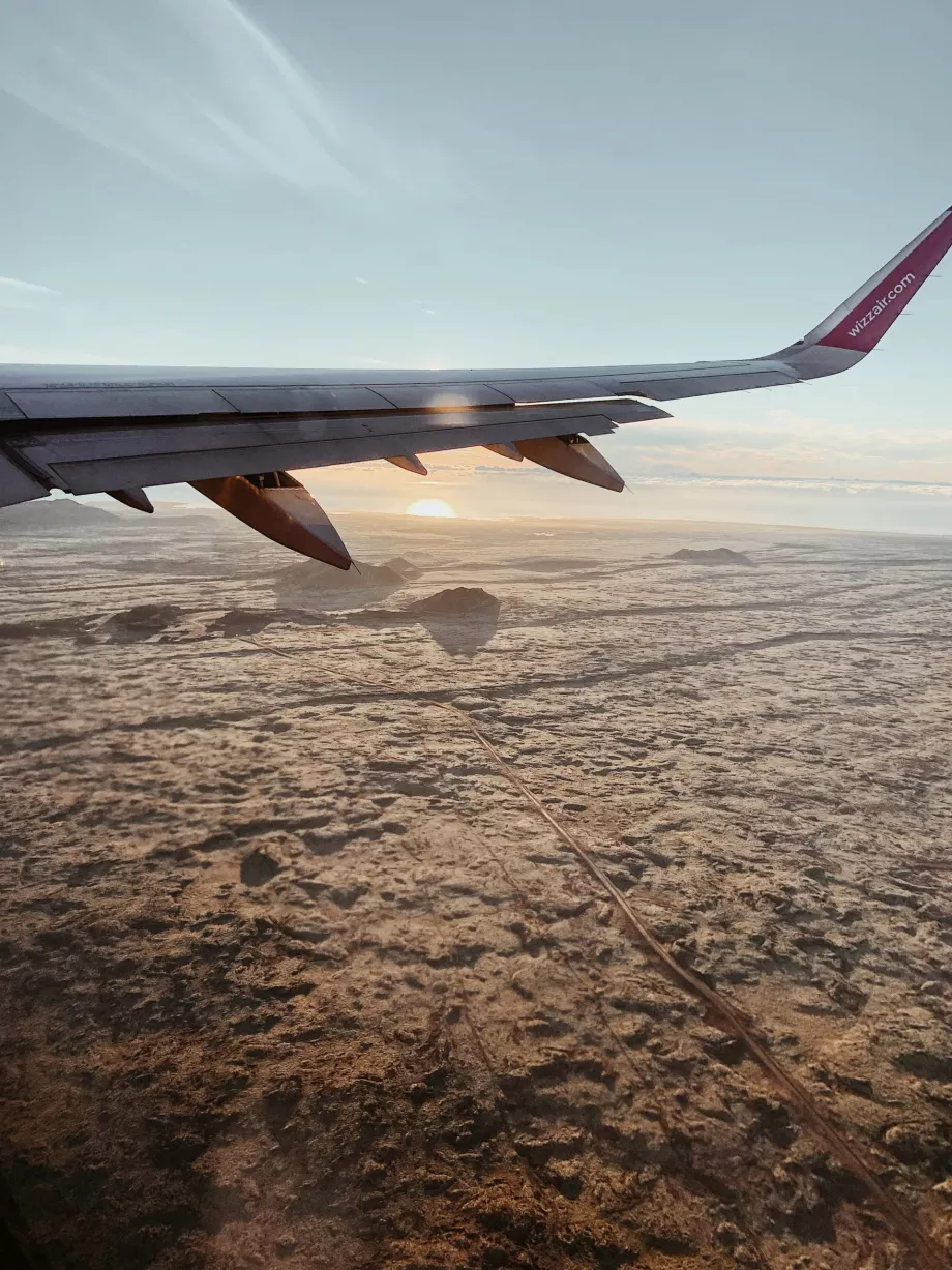 Atterraggio all'aeroporto di Keflavík