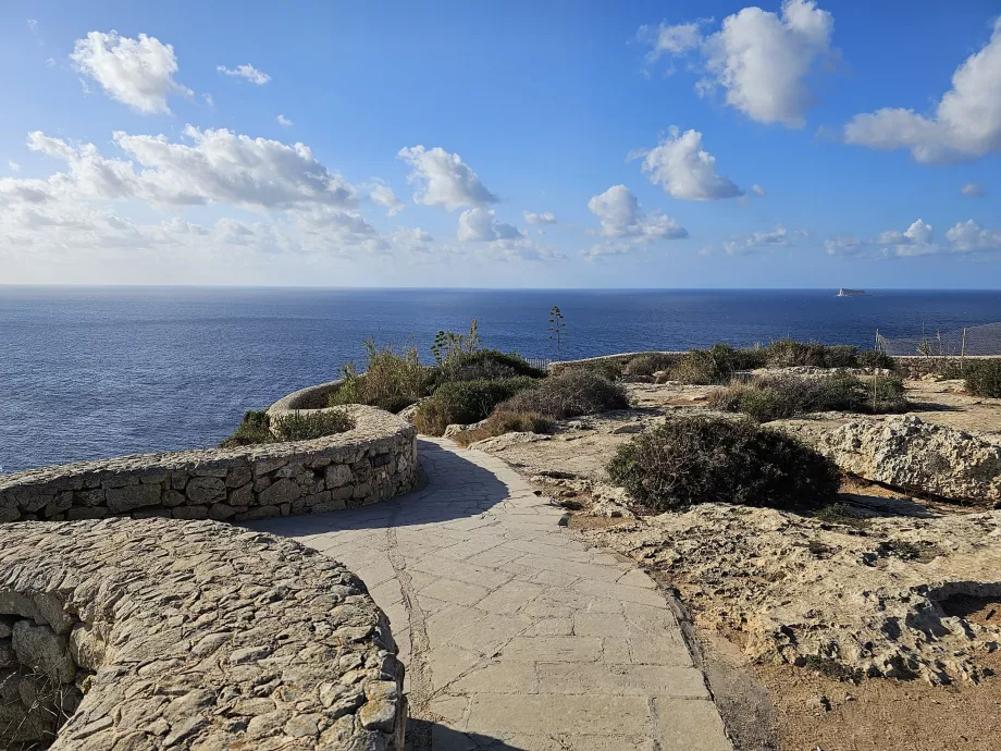 Vista della Grotta Azzurra