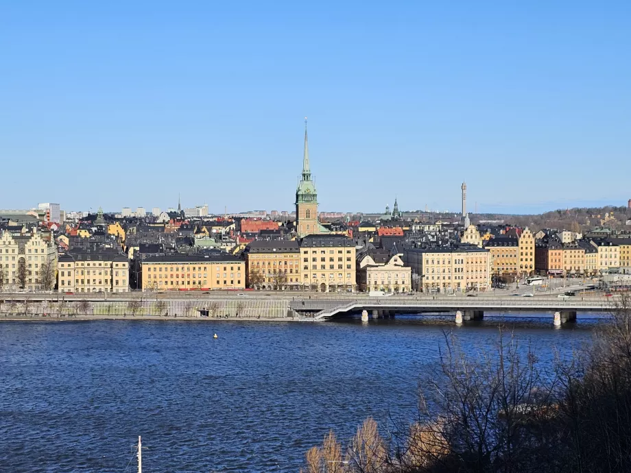 Vista da Monteliusvägen