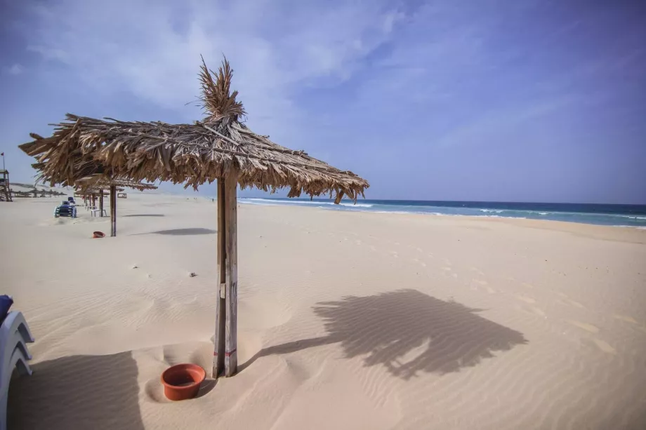 Spiaggia sabbiosa a Capo Verde