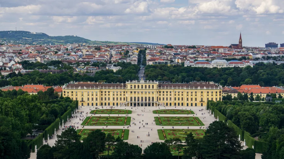 Vista su Schönbrunn