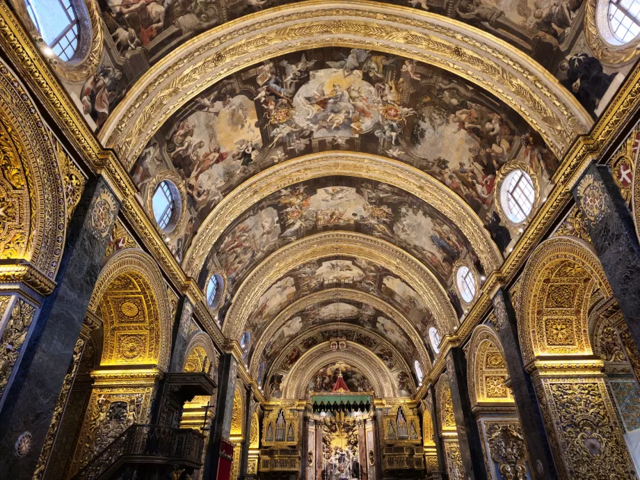 Dipinti del soffitto, Cattedrale di San Giovanni