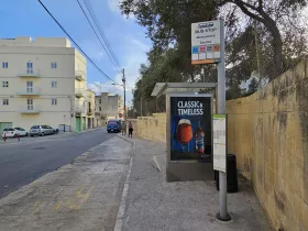 Fermata dell'autobus a Malta