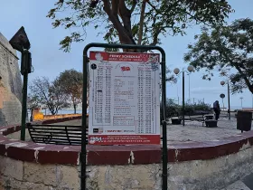 Scheda informativa sul traghetto La Valletta - Sliema
