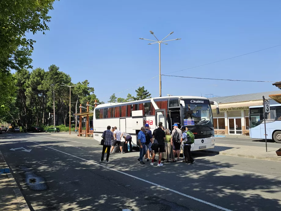 Autobus interurbano direzione Varna