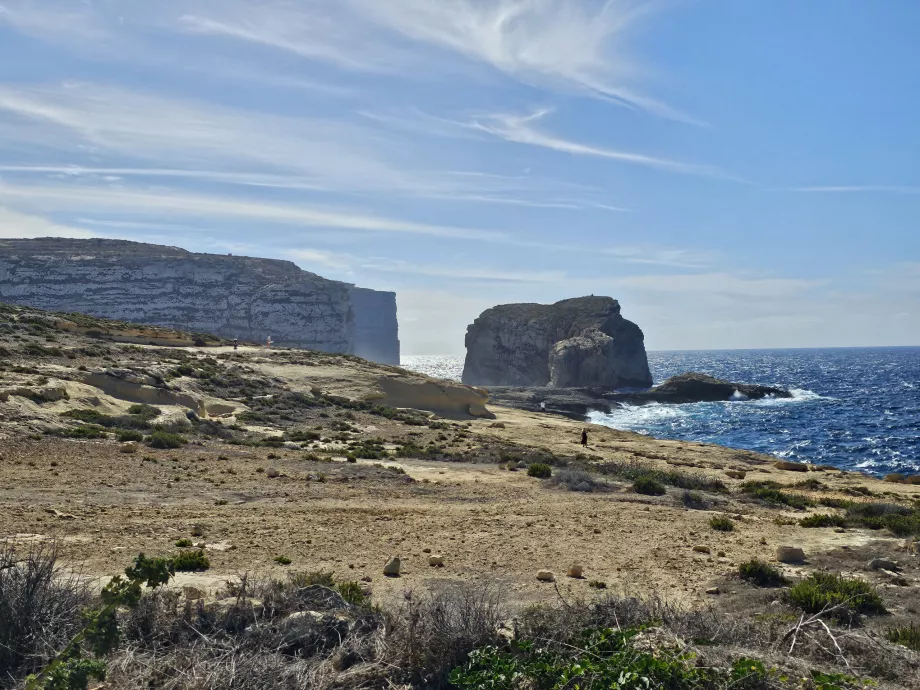 Strada per la baia di Dwejra