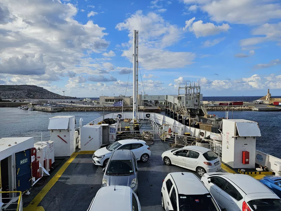 Parking on the ferry Malta - Gozo