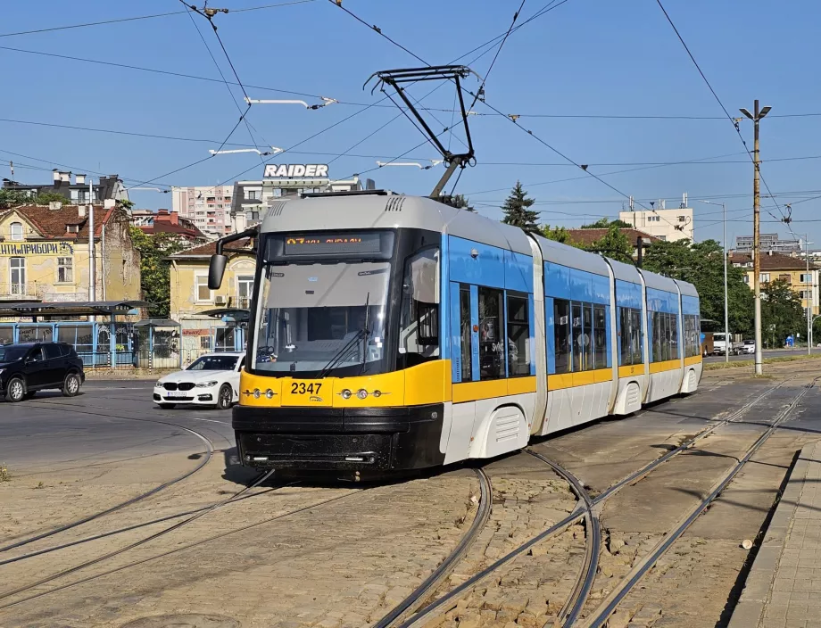 Tram moderno a Sofia