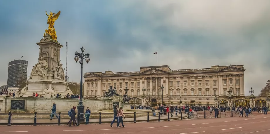 Vista generale di Buckingham Palace