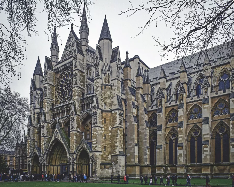 Abbazia di Westminster - fronte nord