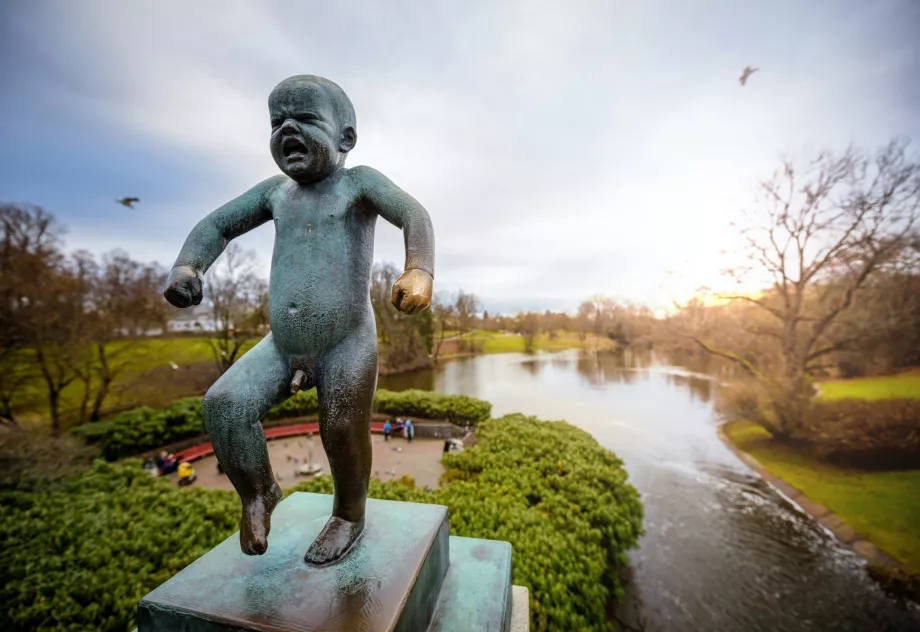 Bambino urlante, Vigelandparken