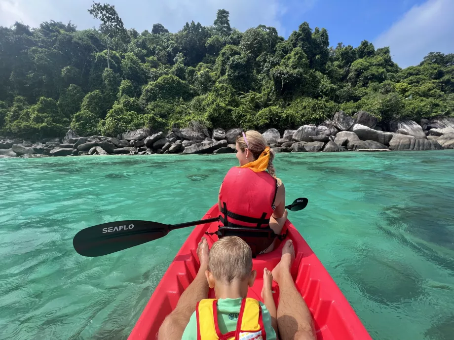 Kayak on Tioman