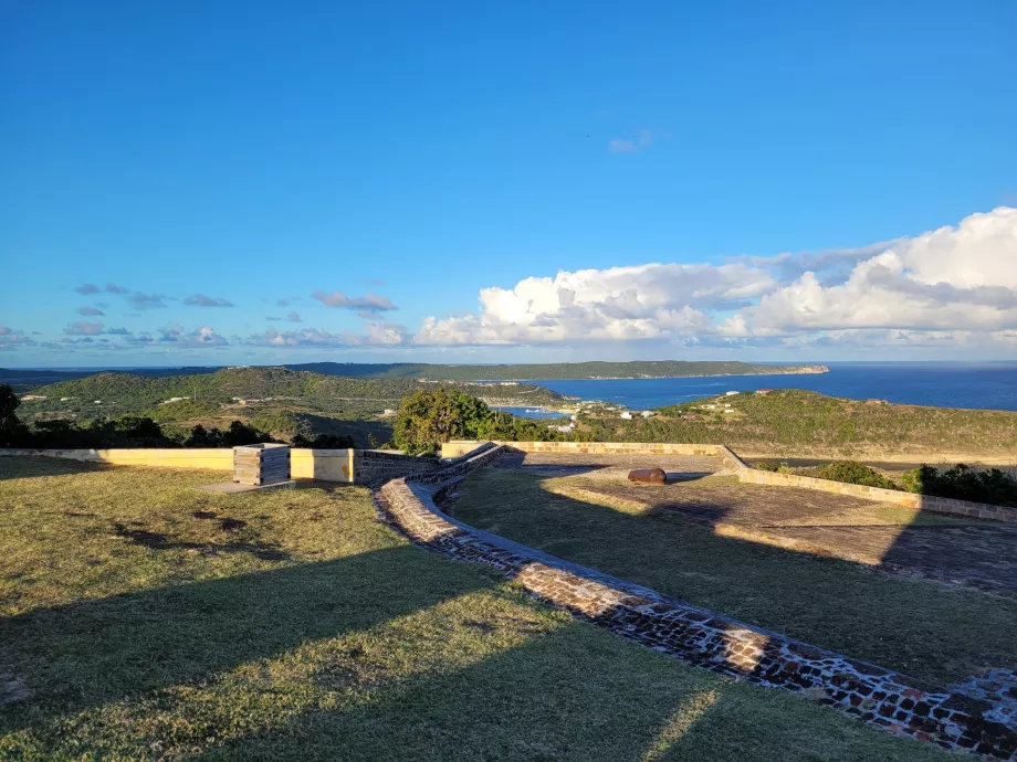 Shirley Heights, vista dal Blockhouse