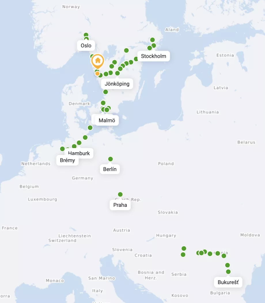 Autobus Flixbus per Göteborg